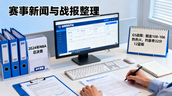 体育资讯编辑整理赛事新闻与比赛战报内容
