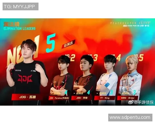 和平精英灵活性排行榜揭晓JDG战队荣登第五名引发热议